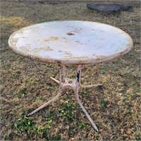 Antique Metal Patio Table from Pratt Barn
