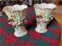 LOT OF 2 FITZ AND FLOYD VASES