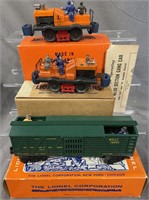 3 Boxed Lionel Operating Cars