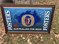 FOSTERS AUSTRALIAN FOR BEER ADVERTISING