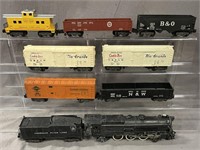 8pc American Flyer 313 Steam Freight Set