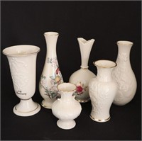 Six (6) Lenox Vases