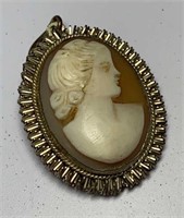 Antique Cameo stamped B.S 800