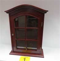 Knick Knack Wall Hanging Cabinet 21.5" Tall