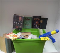 Mixed Bin w/ Books Some Vintage - Food Savers