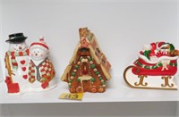 3 Christmas Cookie Jars