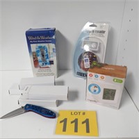 Weather Station, 4 NRA Knives, Clock