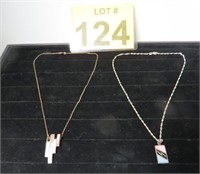 .925 Sterling Necklaces w/ Mother of Pearl