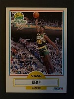 1990 Fleer #178 Shawn Kemp Rookie Card