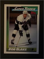 1991 Topps #6 Rob Blake Super Rookie
