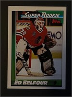 1991 Topps #4 Ed Belfour Super Rookie