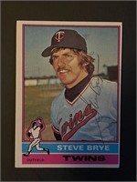 1976 Topps #519 Steve Brye Auto