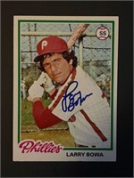 1978 Topps #90 Larry Bowa Auto