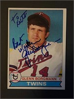 1979 Topps #431 Glenn Borgmann Auto