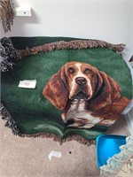 BASSET HOUND THROW