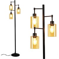 Depuley 3-Light Industrial Floor Lamp