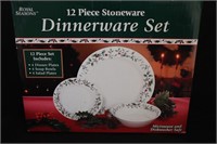 12pc Holiday Stoneware Set