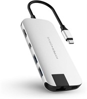 HyperDrive Slim 8-in-1 USB-C Hub, Silver