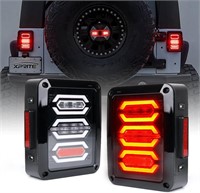 Xprite Clear Lens LED Tail Lights Replacement for
