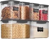 Airtight Food Storage Containers with Lids 8 pcs