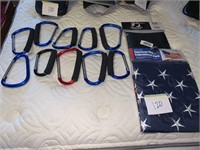LG CARABINERS  AND FLAGS POW AND USA