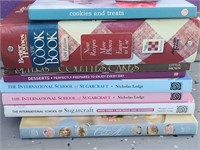 Stack of Dessert Cook Books