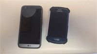 2 Cell phones-untested, no cords