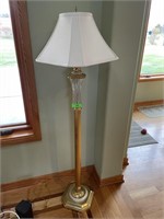 WATERFORD CRYSTAL FLOOR LAMP