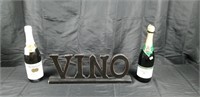 Vino Sign & 2 Collectors Bottles