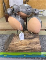 Carved Dove Decoys
