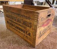 Wooden Dovetailed Western Shell Box