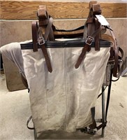Pack Saddle w/ Canvas Panniers (like new)
