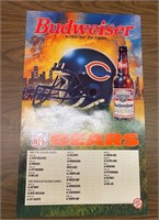 Bud/Bears 1992 Schedule Poster