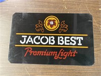 Jacob Best beer Sign Insert/Cover