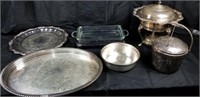 Mix Lot Of Silver Plate Items