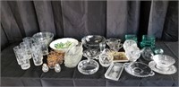 Lot Of Crystal & Glass