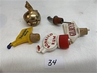 Vintage Pourer Stopper Lot of 5