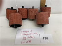 6 Stampin Up Large Rollers