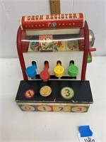 Vinatage Fisher Price Cash Register Made in USA