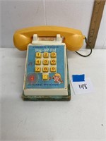 Vintage Fisher Price Pop Up Pal Chime Phone