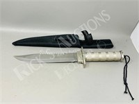 14" long Defender knife w/ compass
