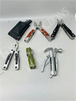 5 various multi tool sets