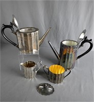 Lunt  Art Deco Silver Plated Tea Set
