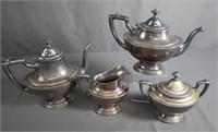 Antique Silver Plated Tea Set Edwardian Period