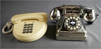 Retro Telephone Lot - Pancake Phone, Crosley Phone