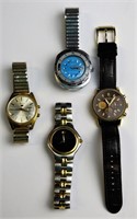 Group of Wrist Watches- Movado, Michael Kors, Temp
