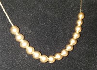 14k add a bead chain w beads not scrap gold