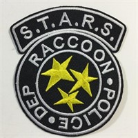 S.T.A.R.S. Police Embrd Iron On Patch 3.5x3"