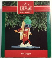 Hallmark Keepsake Ornament Hot Dogger NIB 1990