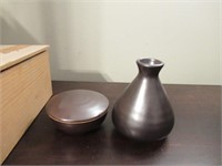 Wooden Box  With  tea  & trinket Box set